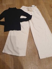 Bnwt Zara Wide Legged Joggers
