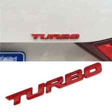 NEW 3D TURBO Letter Sticker