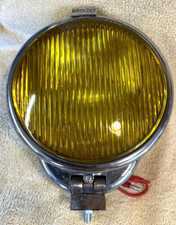 RAYDYOT 5 1/2" YELLOW LAMP CLASSIC CAR SCOOTER VESPA LAMBRETTA
