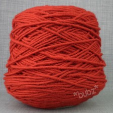 CHUNKY PURE SHETLAND WOOL SCARLET RED 500g CONE 10 BALLS KNITTING WEAVING YARN