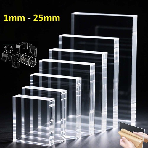 Clear perspex plastic sheet - plastic,