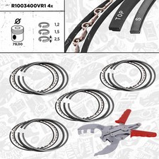 4x Piston Ring Kit OPEL