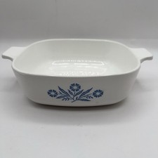 Corning Ware blue Cornflower Vintage Pyroceram T. M  7" Casserole B-9