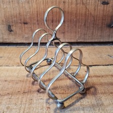 Vintage Silver Plated Toast