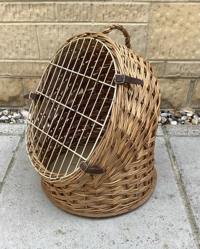 Vintage wicker cat - vintage,