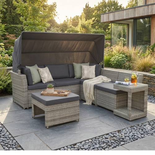 Garden gear rattan daybed with - gear,
