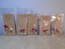 SET OF 5 H&D HYALINE & DORA CRYSTAL GUARDIAN ANGEL SUNCATCHER HANGING PRISMS NIP