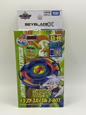 Takara Tomy Beyblade X BX-00 Booster Dranzer Spiral 3-80T BXG-01 Blue UK Stock