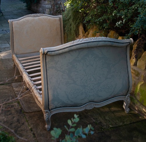 Antique french day bed with - day,