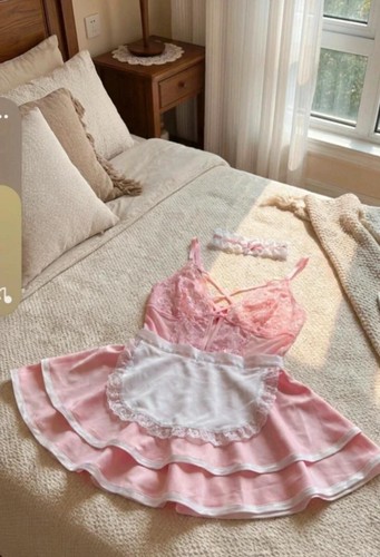 Uk22 sissy maid - maid, pink