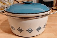 Vintage 8.5" Enamel Catherine