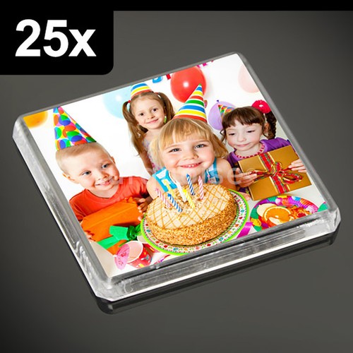 25x clear acrylic - clear, blank