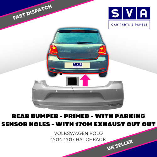 Rear bumper primed - rear,