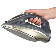 Beldray Cordless Steam Iron 2-in-1 Ceramic -2600W Titanium (Damaged Packaging)