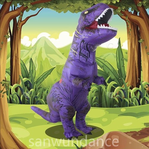 Rex inflatable costume - t-rex,