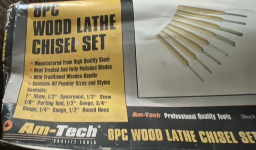 Tech 8pc wood lathe - 8pc,