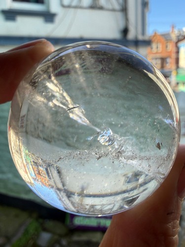 Crystal ball quartz clear - crystal,