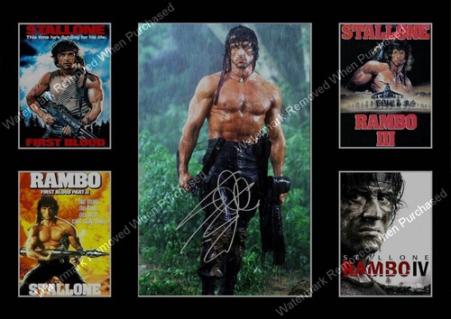 Rambo series signed - rambo, sylvester
