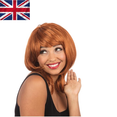 Layered ginger wig for - layered,