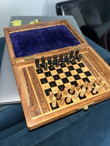 Vintage travel chess - chess, set