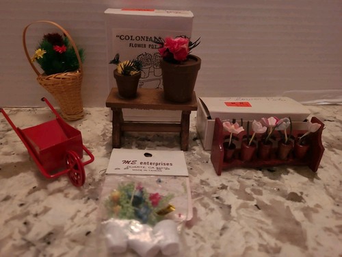 Wooden flower garden - wooden,