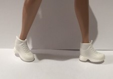 Sindy Fashion Doll Walking Boots  White Modern Sindy Kid Kreations Compatible