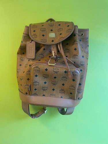 Mcm backpack great condition - backpack,