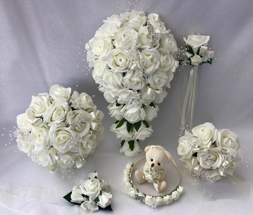 Wedding bouquets flowers ivory - wedding,