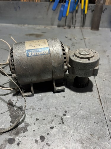 Parvalux geared motor - motor, 240v