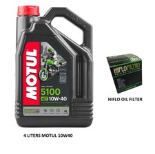 Oil and Filter For Honda VFR