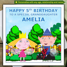 BEN & HOLLY  BIRTHDAY CARD