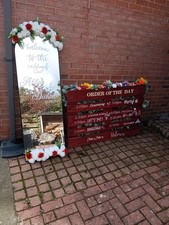 Wedding Information Signage