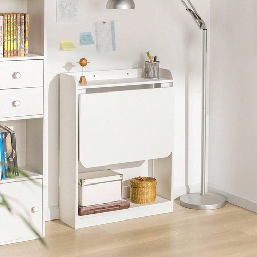White folding desk with - folding,