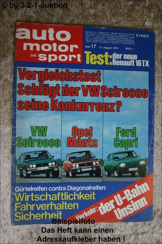 Auto motor sport sbarro - 17/74,