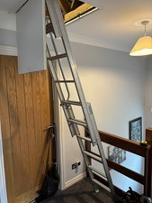 Aluminium 3 Section Loft Ladder Made by Easiway