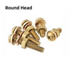 Brass Phillips Pan Head