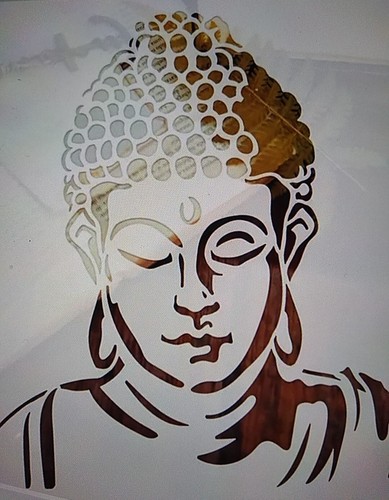 Large buddha head reusable - head,