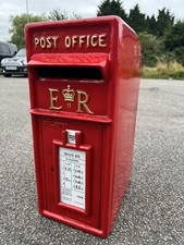 ER Post Office Box Postal letter Red Cast Iron British post office Standard GPO