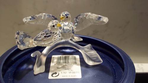 Swarovski crystal turtle - turtle, doves