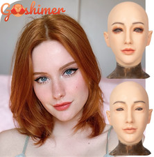 Silicone Female Realistic Head