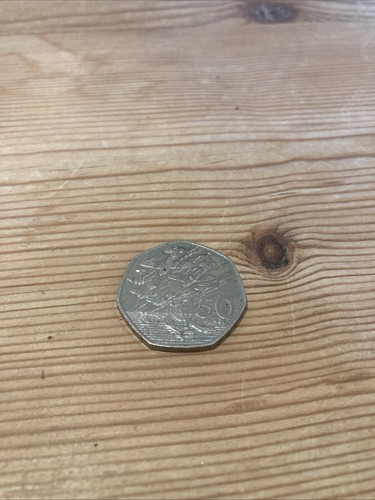 50p coin 1994 - 50p, landings