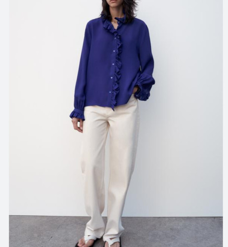 Zara women bnwt frill - women,