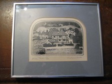 GRAHAM CLARKE 1975 LIMITED EDITION ETCHING 'PHIL'S FARM' 111/150
