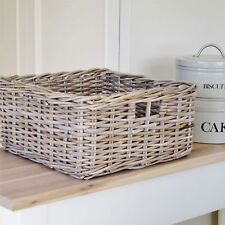 Square Wicker Storage Basket