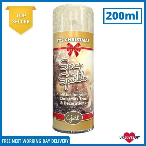 Gold glitter spray paint - glitter,