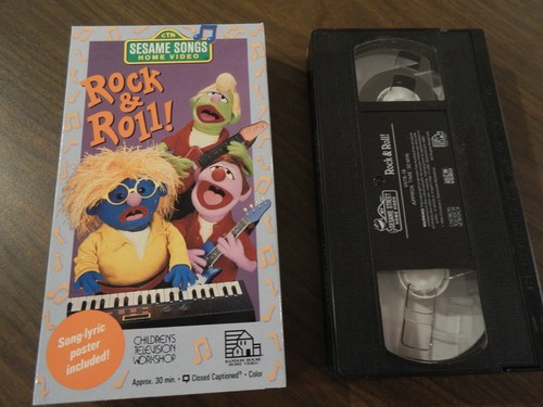 Rock roll sesame street vhs - street,