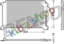 A/C CONDENSER 600X438X16 FITS