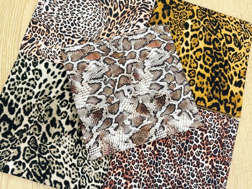 Fabric bundle animal prints - -,