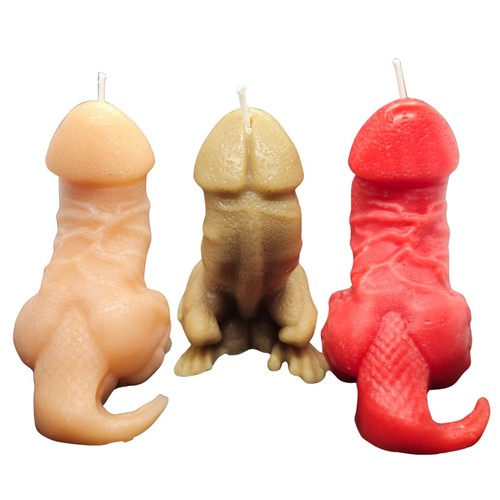 Dragon penis willy candle - penis,