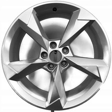 1x Alloy Wheel 19 Inch 7.0" 5x112 43ET Gloss Silver 83A601025N Audi Rim Wheel